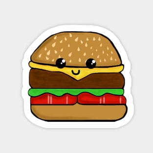Kawii Hamburger Sticker